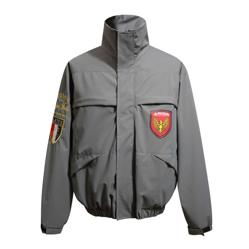 Jiayiku Trendy Brand 2024 Autumn/Winter New American Classic Badge Flight Outdoor Stormtrooper Jacket