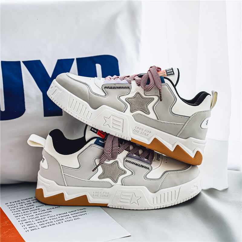 Men's Sports Shoes 2025 Designer's New Breathable Sports Casual Board Shoes, Star Trend Versatile Youth Niche Design Fashion Shoes