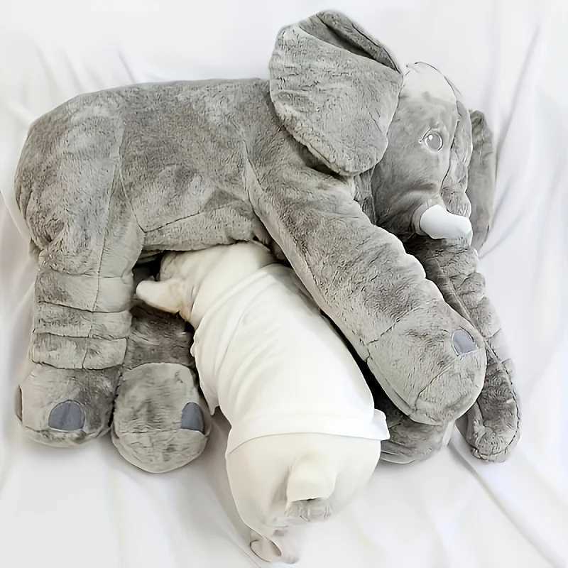 40cm Soft Elephant Plush Toys Cute Elephant Baby Sleeping Pillow Stuffed Animals Best Gifts For Kids Birthday Room DecorationT250310