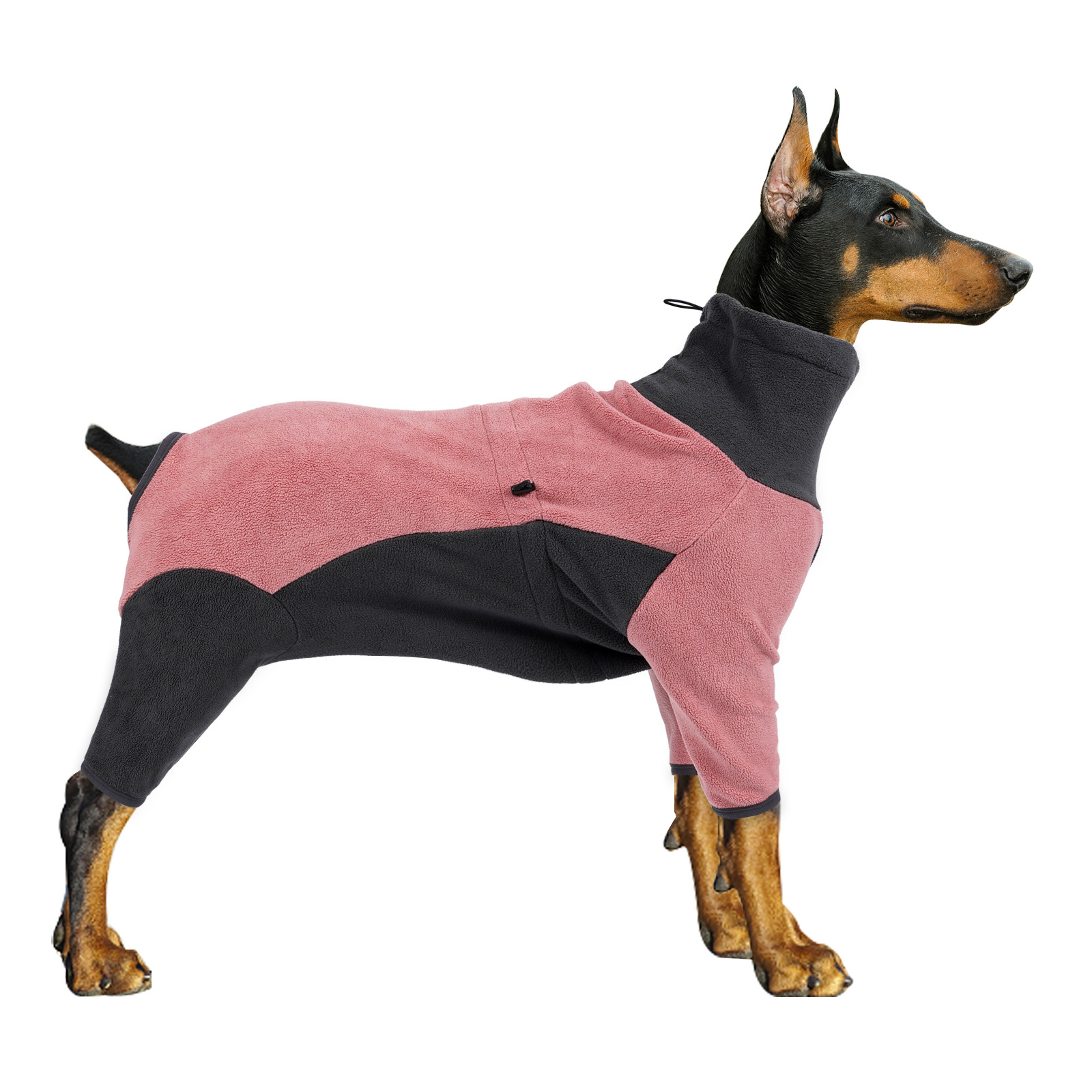 dog clothes Adjustable Full-Coverage Dog Coat with Thickened Warm Cotton, High Neck & Fleece Lining for Ultimate Comfort & Warmth