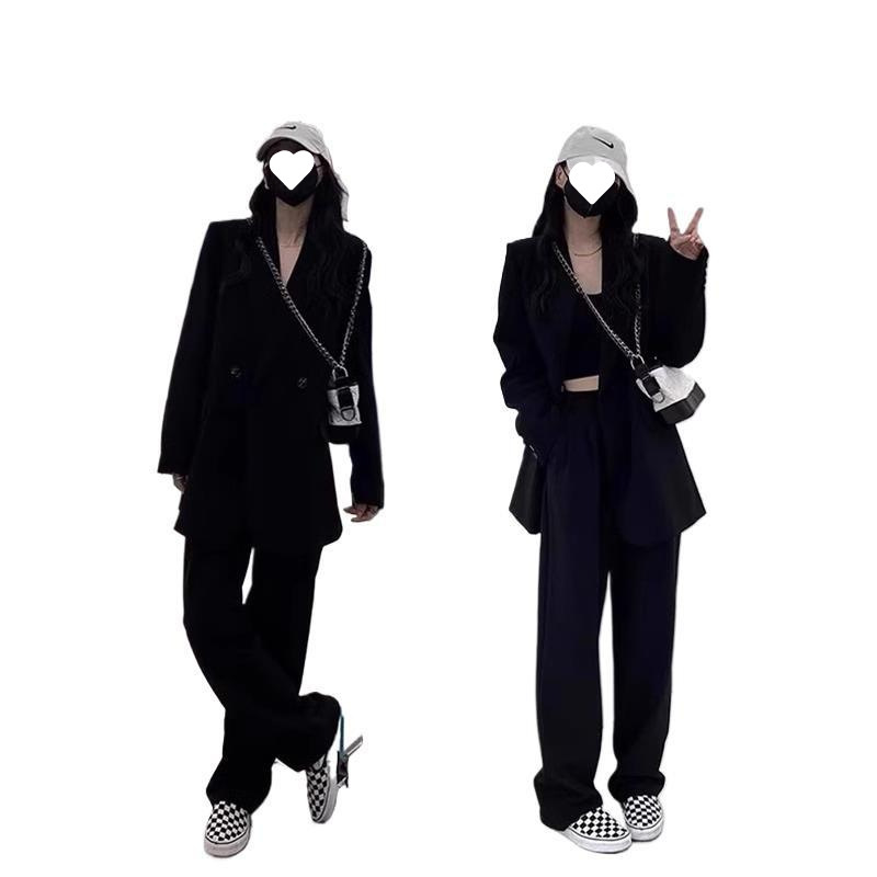 G30 Chic Gray Coat Blazer Set for Ladies - Trendy Design in Autumnal Colors 2025