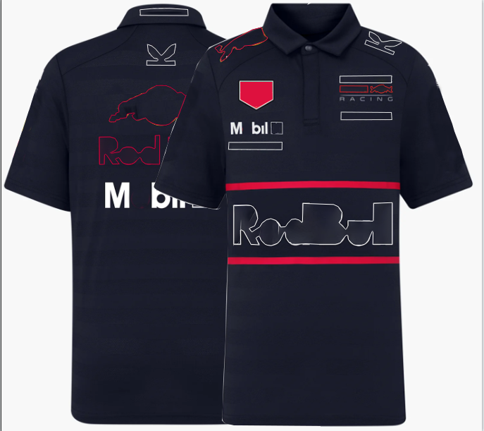 2025new Formula One racing polo suit Spring and Autumn team hoodie customization