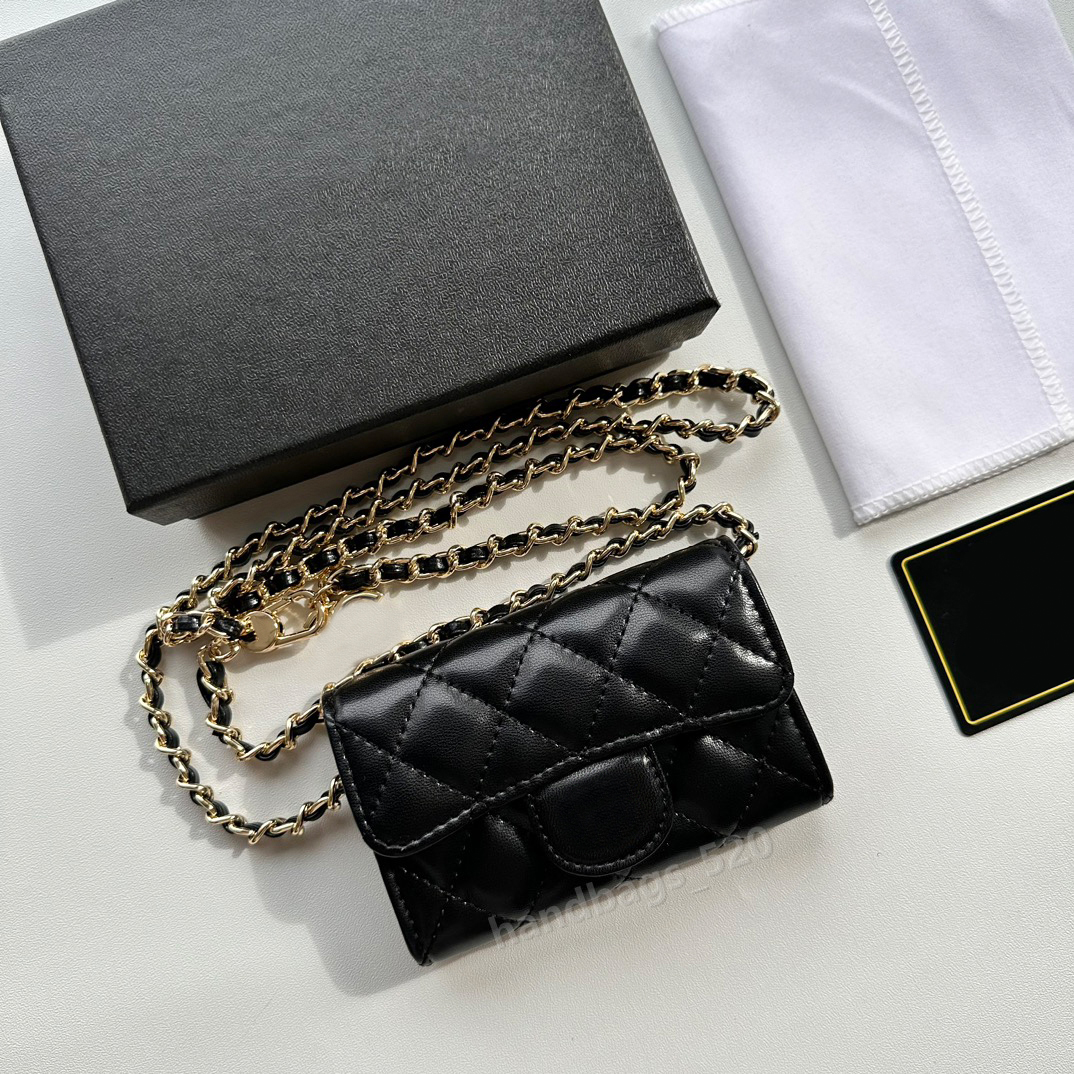 New Mini Waist Bag for Women Genuine Leather Luxury Design Chain Bags Female Purses and Small Shoulder Bag