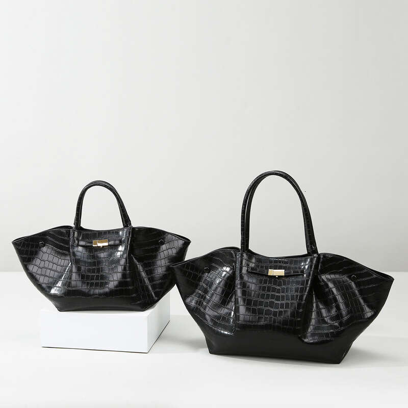 Women's Bags Tote new fashionable stone patterned wing high-end sense, large capacity women's bag, daily commuting handbag