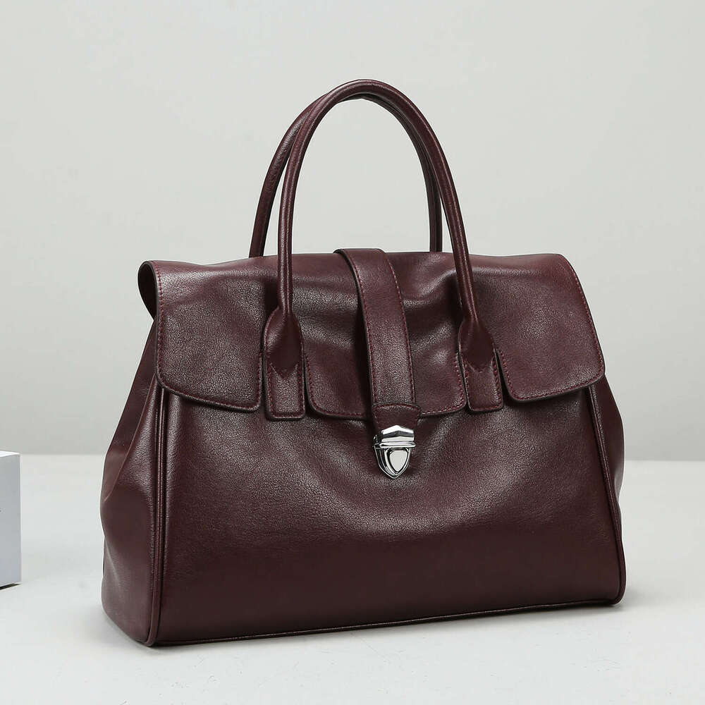 Women's Bags Handbag for women, autumn winter new soft leather tote bag, high-end and large capacity commuting women's bag