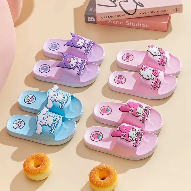 Cute Cartoon Indoor Childrens Slippers Bathroom Non-Slip Wear-Resistant Slippers For Boys And GirlsT250311