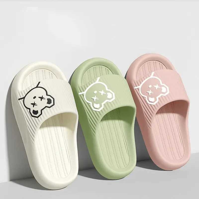 Boys and Girls Indoor Childrens Slippers Anti-slip and Wear-resistant EVA Sandals Thick bottom Non-slip Children Home ShoesT250311