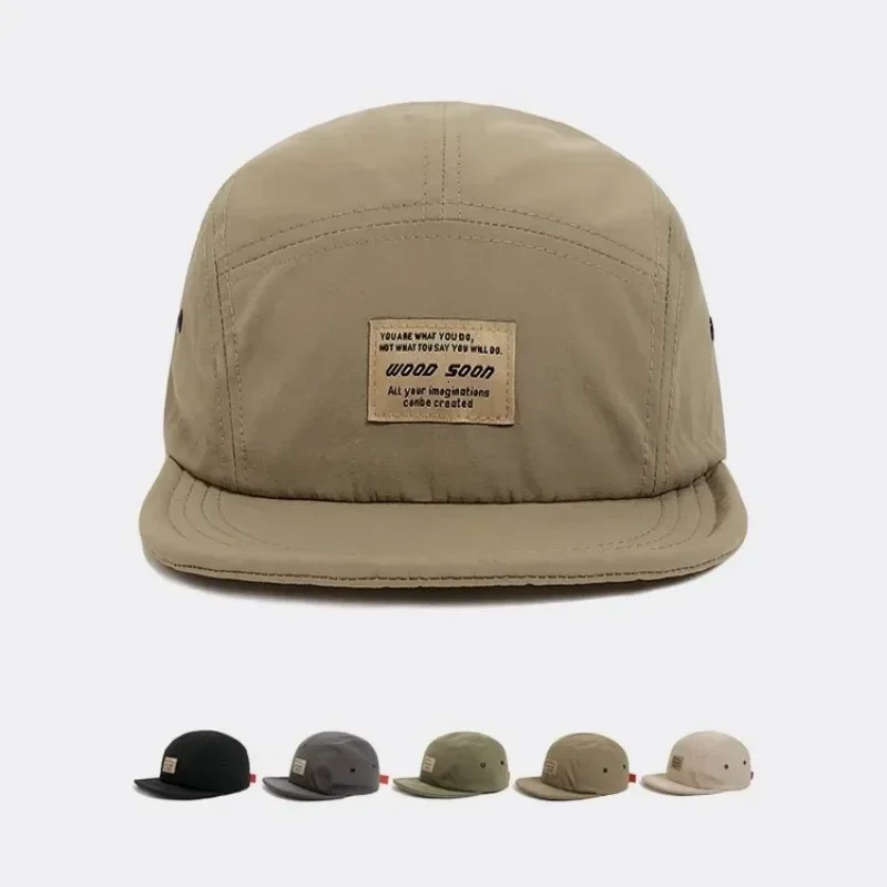 Japanese Fast Drying Breathable Short Brim Baseball Hat for Womens Mini Folding Soft Top Hip Hop 250311