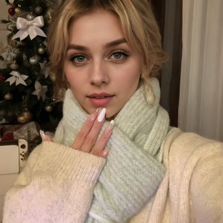 K093 Korean order Xiao Xiangfeng ~ Autumn and winter new Korean version of women's long neck warm wool blended knitted scarf