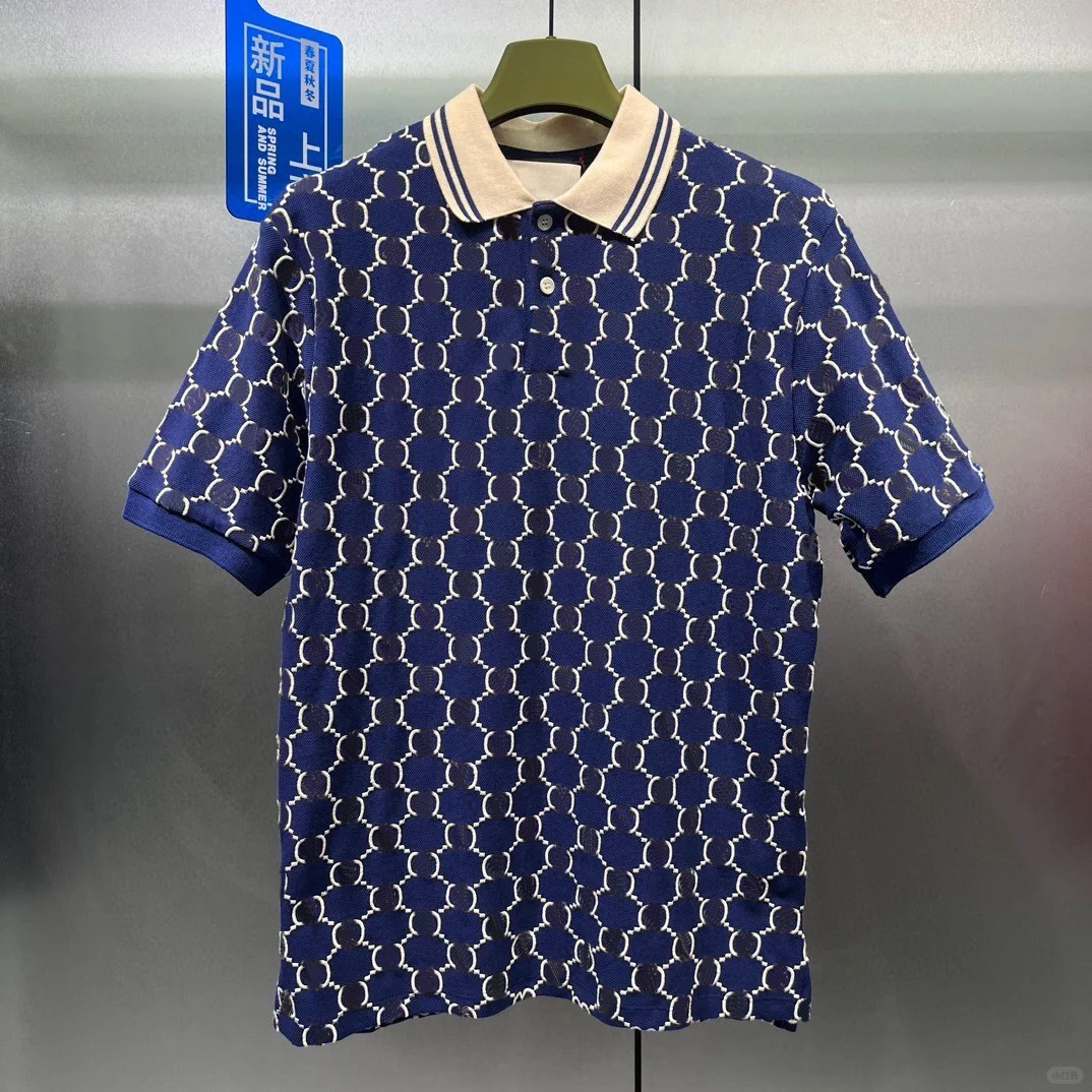 High-quality designer men's men's T-shirt polo shirt men's polo shirt fashion horse T-shirt casual men's golf summer embroidery high street trend tops