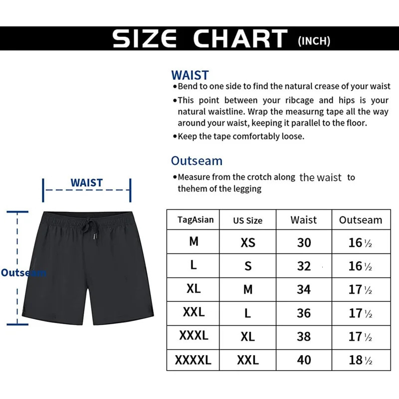 Summer Mens Swim Trunks Beach Shorts Elastic Closure Quick Dry Short Pants With Zipper Pockets 250310
