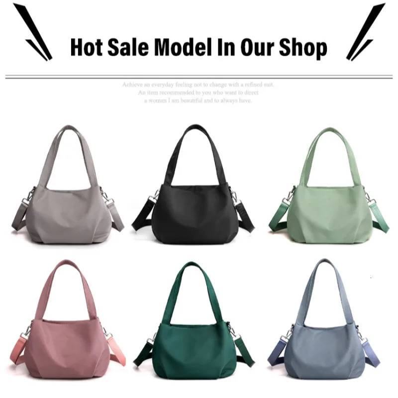 Fashion Nylon Cloth Bag Trend Single Shoulder Crossbody Lightweight and Versatile Casual Small Fresh 250311