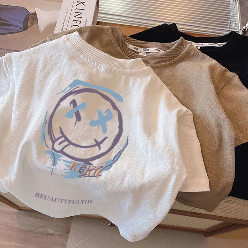 Ddmyshoesvip Boys Short Trendy Brand Top Half Sleeved Clothes T Shirt Summer Baby Boys Children S Clothing