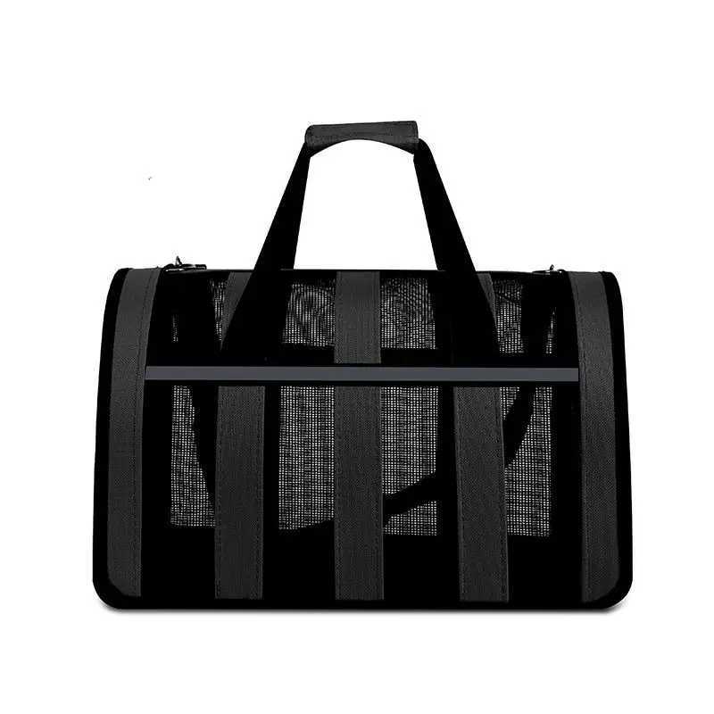 Pet Dog Cat Carrier Bag Portable Mesh Breathable Cat Bags Outdoor Travel Outgoing Transport Bag for Cats Small Dog Pet Handbag 250205