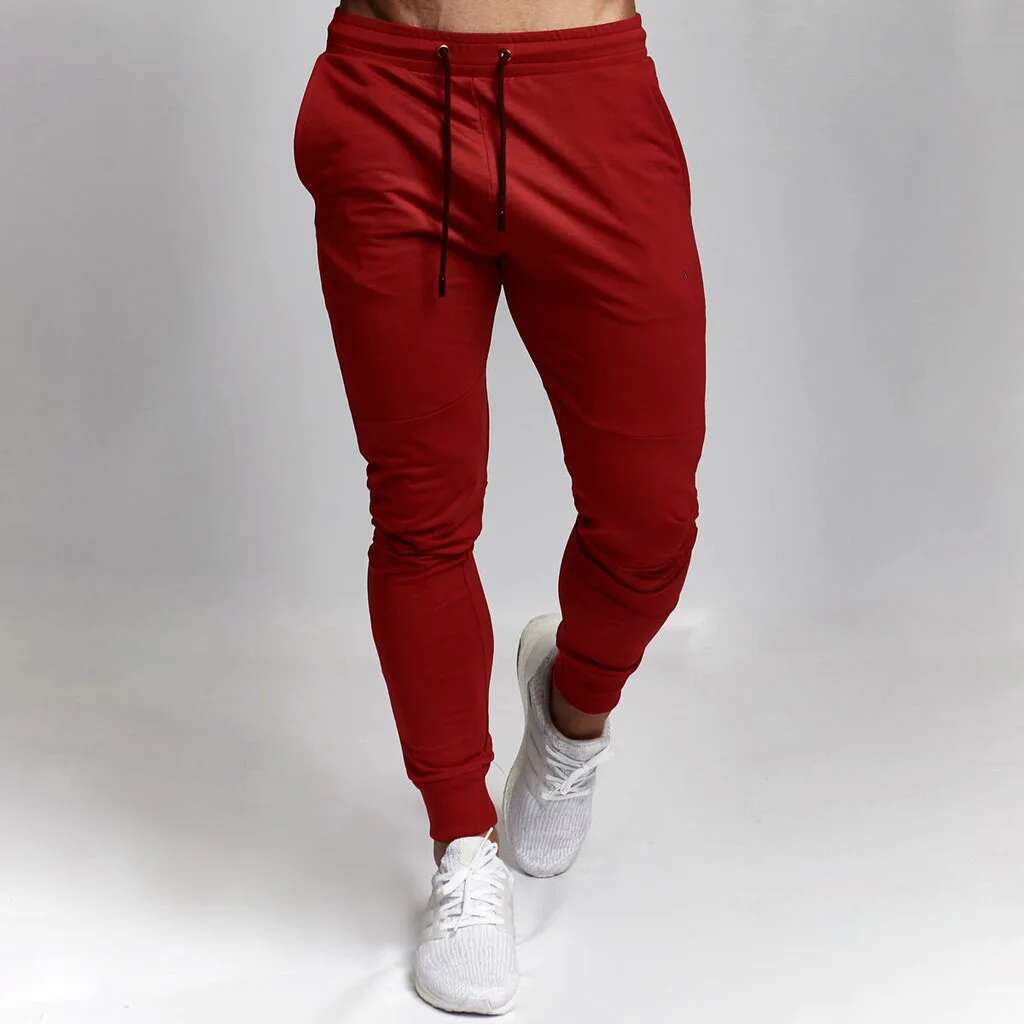 Men s Slim Fit Jogging Pants Tapered Sports Pants Fashionable Designer High quality Summer Pants Multifunctional Jogging Sports Casual Cotton Pants