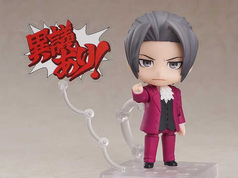 10cm Phoenix Wright Ace Attorney Miles Edgeworth 1761 1762 Anime Figurine Action Figure Toys Doll Christmas Gift With BoxXJ250311