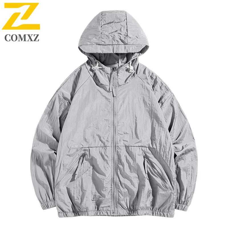 Summer UPF50+ Windbreaker Mens Casual Loose Lightweight Breathable Jacket Womens Fishing Sport UV Protection Skin Hooded CoatT250311