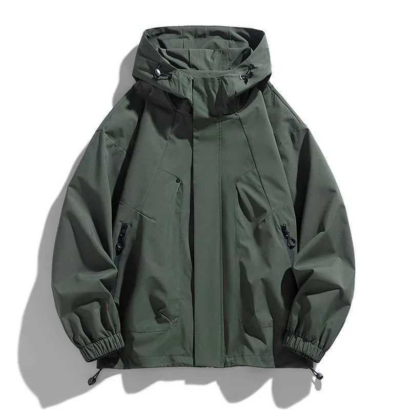 Softshell 8XL Men Jacket Hooded Windbreaker Trench Oversize 6XL 7XL Plus Size Waterproof Black Bomber Camping Loose Thin CoatsT250311