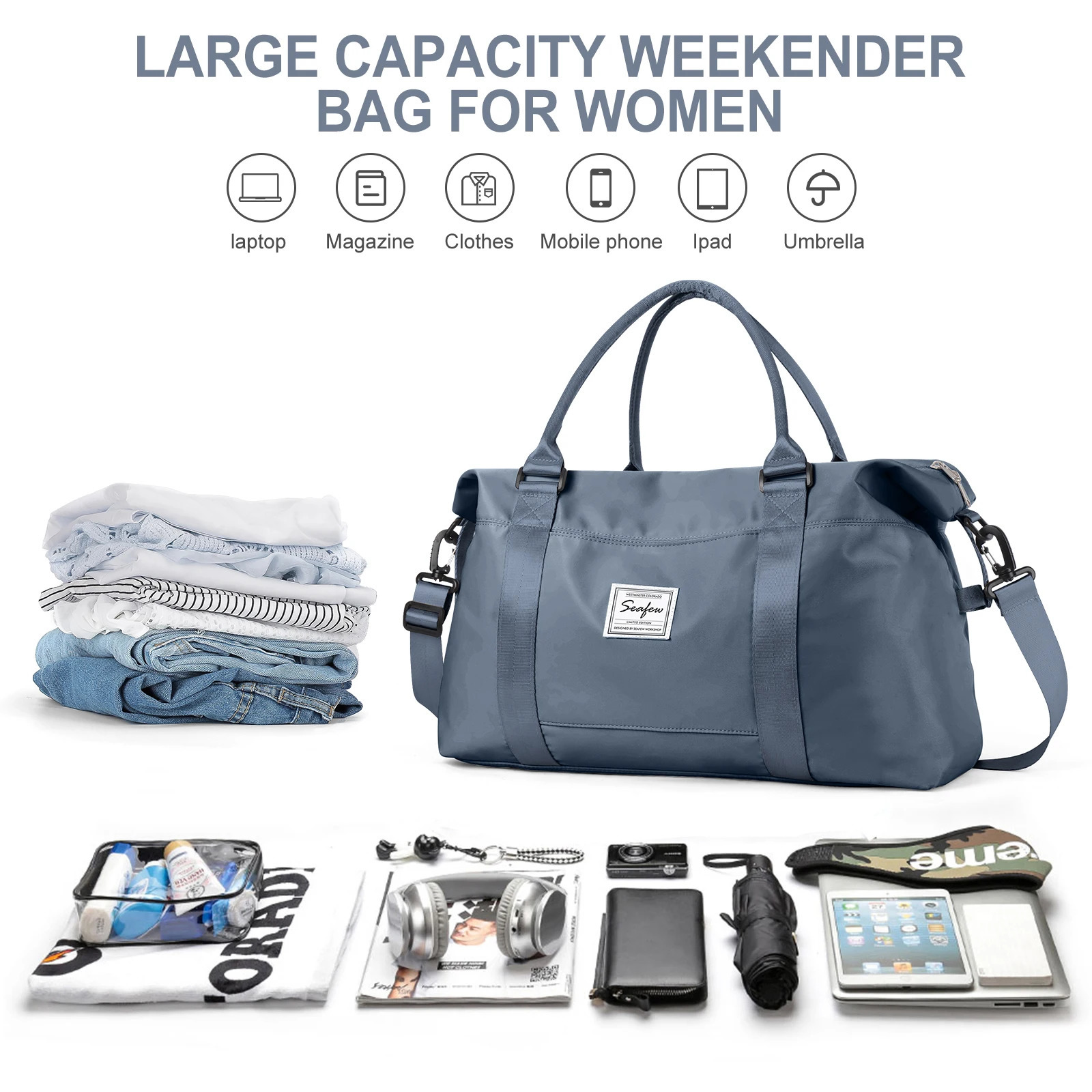Travel Bag Male Female LargeCapacity Hand Luggage Cabin Aircraft 40x20x25 ShortDistance Weekender Overnight 250311