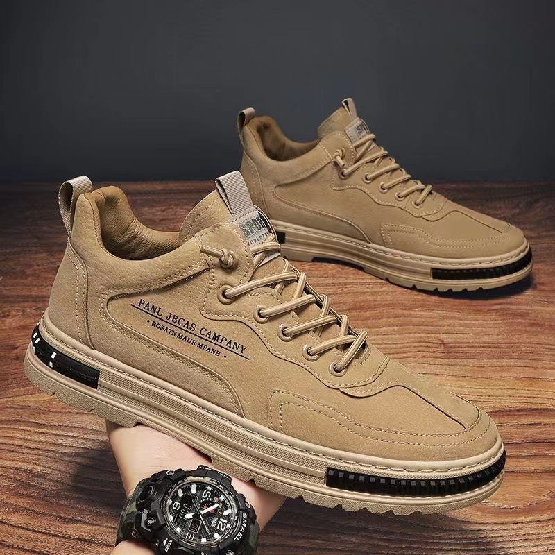 Designer Men's Kinematic Breathable Anti Slip Waterproof Wear-resistant Casual Shoes Work Kitchen Labor Protection Outdoor Shoes Thick Soled Shoe