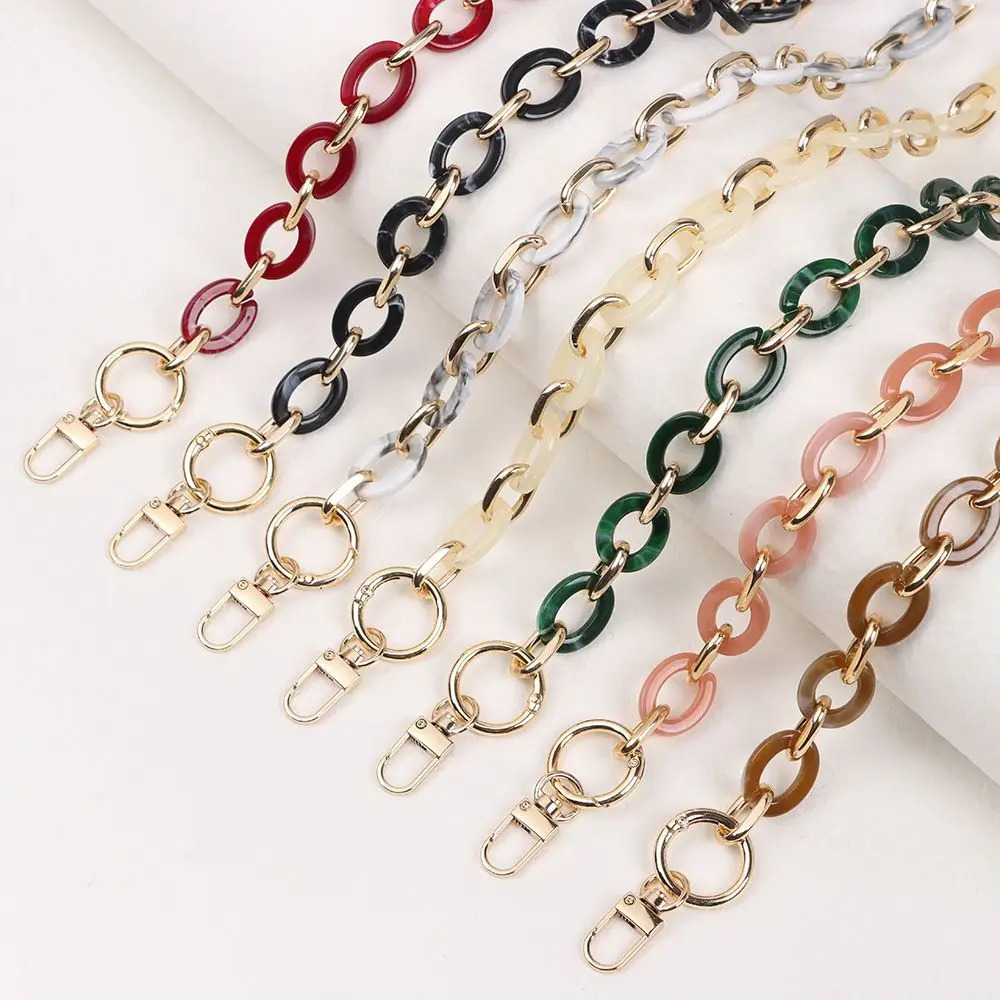 Acrylic Replaceable Detachable Bag Chain Strap Purse Handbag Straps Resin Crossbody Shoulder Diy Accessories 250311