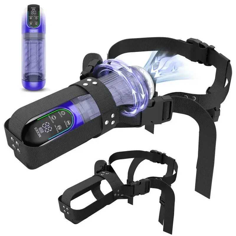 Male Masturbator Masturbation Cup Vagina Massage Pussy Sex Toys Adult for 7 types Rotation and Suction Modes Sucking ThrustingXJ250311
