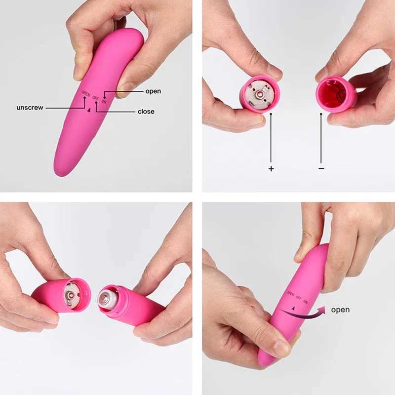 Powerful G-Spot Pocket Bullet Vibrators For Beginners Clitoral Stimulation Adult Sex Machine Toys Women Products erotic vaginaXJ250311