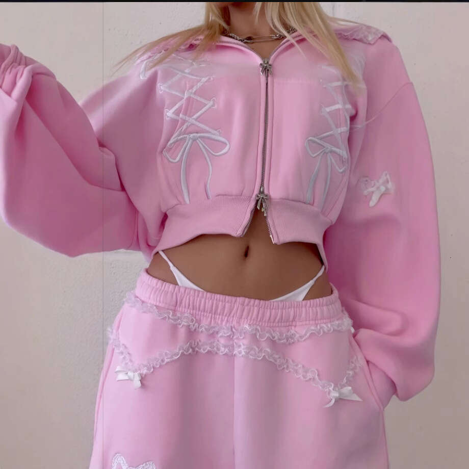 New Aesthetic Trendy Brand Printed Hoodie Y2k Hip-Hop Streetwear Women's Pullover Casual Top Sportswear