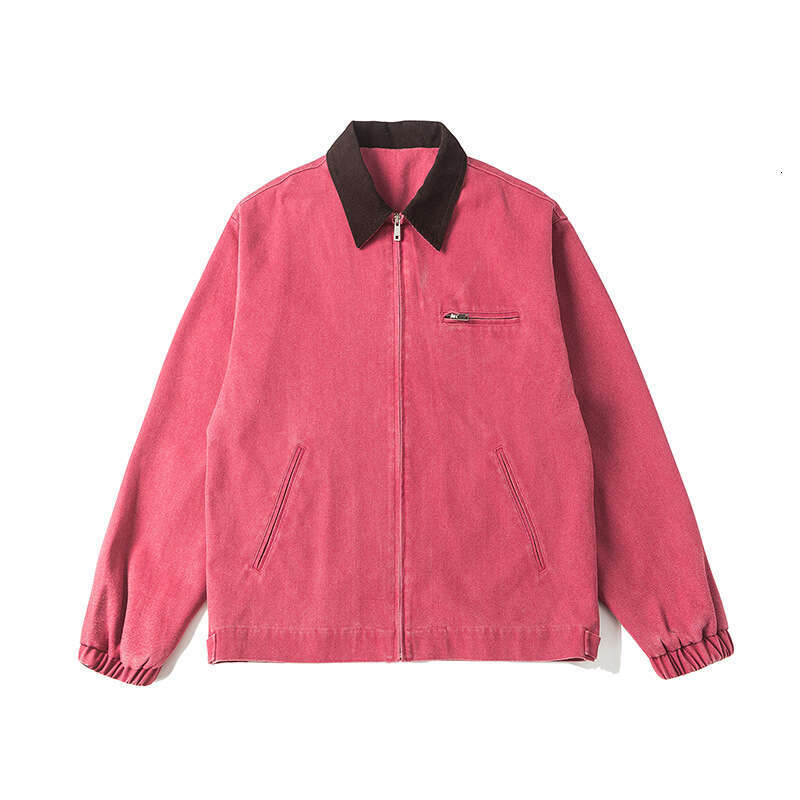 Washed Workwear For Men In Spring 2025, New Trendy Brand Loose Top, American Pilot Jacket