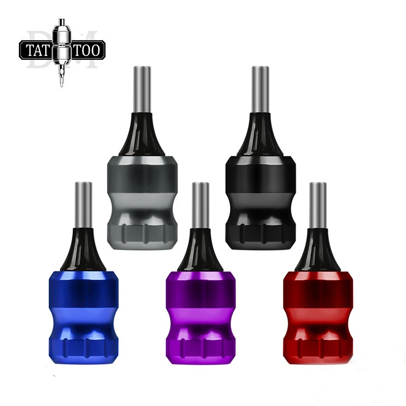 Aluminum Alloy Cartridge Tattoo Grips 32MM Adjustable Tattoo Tube for Cartridge Needle with Needles Bars 250306