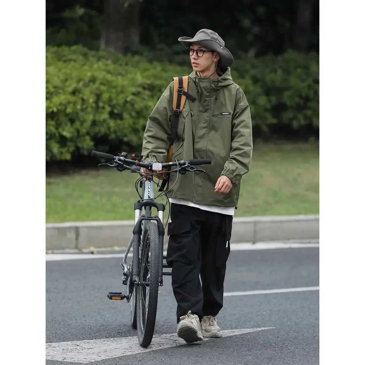 Trendy Korean Style Double Layer Waterproof Windproof Mens Casual Versatile Autumn Jacket For Teenagers And StudentsT250311