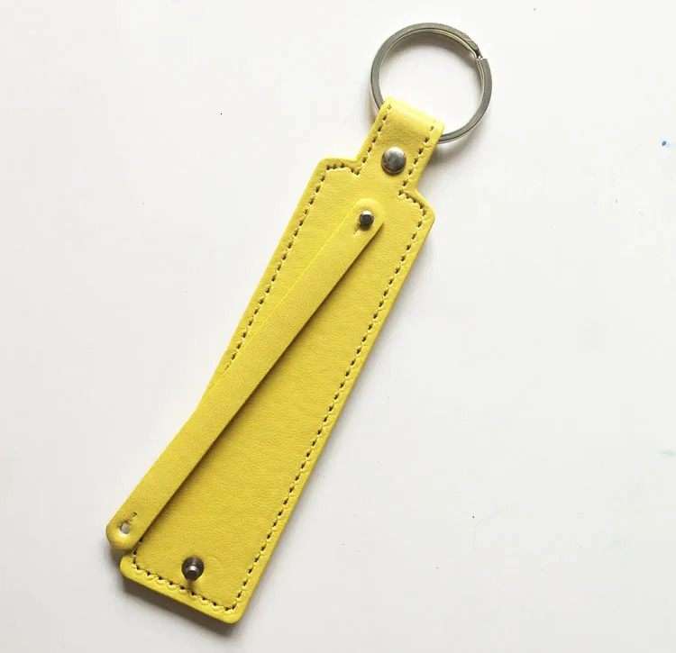10pcs 830Width*130mm Length Copy leather Key chains Keyrings with 8mm small belt can through 8mm slide charms 250305
