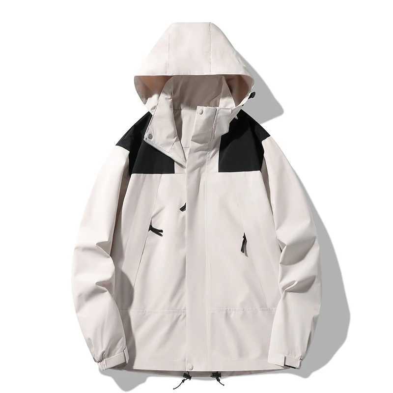 Outdoor Mens Sports Jackets Casual Waterproof Coat Windproof Hooded Jackets Lightweight Woman Man Outdoor Climbing OutwearT250311