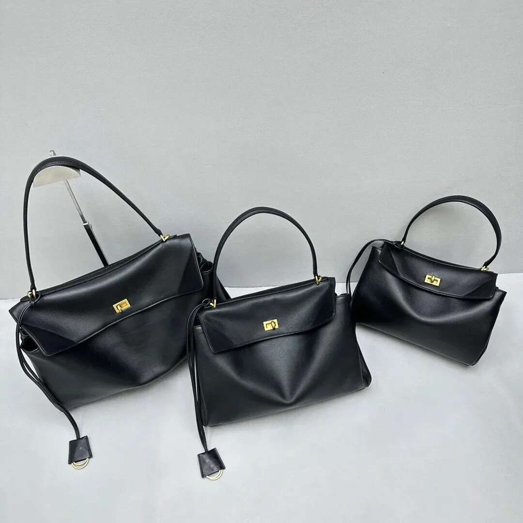 2025 Brand Rodeo New Spring Genuine Leather Handbags Fashion Gold Buckle Totes Women Shoulder Bags