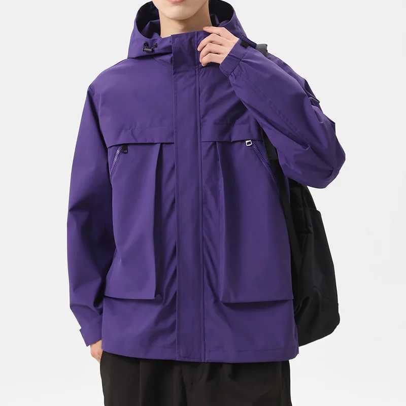 Men Jacket Hooded Windbreaker Trench Oversize 6XL 7XL 8XL Plus Size Black Light Coats Loose Male Waterproof Breathable SoftshellT250311
