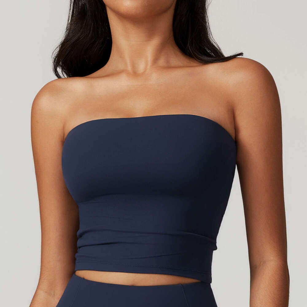 Strapless Sexy Back Sports Bra for Women Shock Resistant Quick Drying Fitness Yoga Top Man Woman Tees Tops Womens T Shirt Clothes