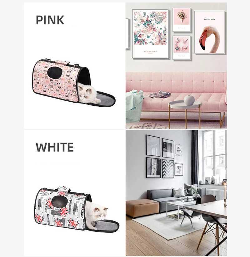 Cat Carrier Shoulder Bag With Breathable Mesh Dogs Kitten Outdoor Portable Metro Car Handbag Small Animals Cage Pet Supplies 250205