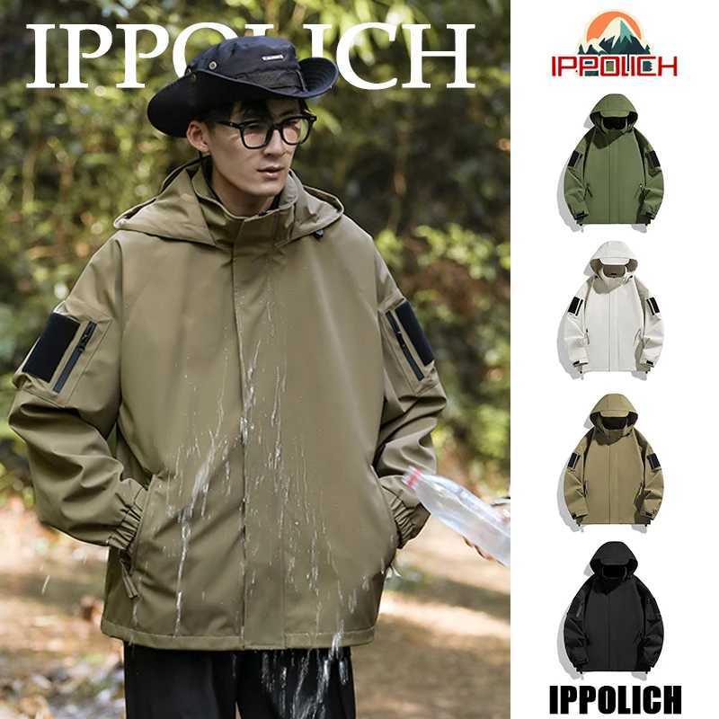 Outdoor Jackets Men Windproof Waterproof Hooded Women Jacket Hiking Camping Climbing Trekking Fishing Hunting Running CoatsT250311