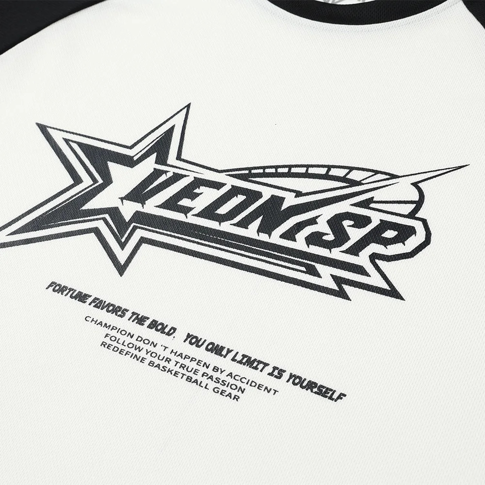 Splicing Printing Long Sleeve T shirts For Men Raglan Sleeves Breathable Spring Casual Oversize Tshirts High Quality Clothing 250311