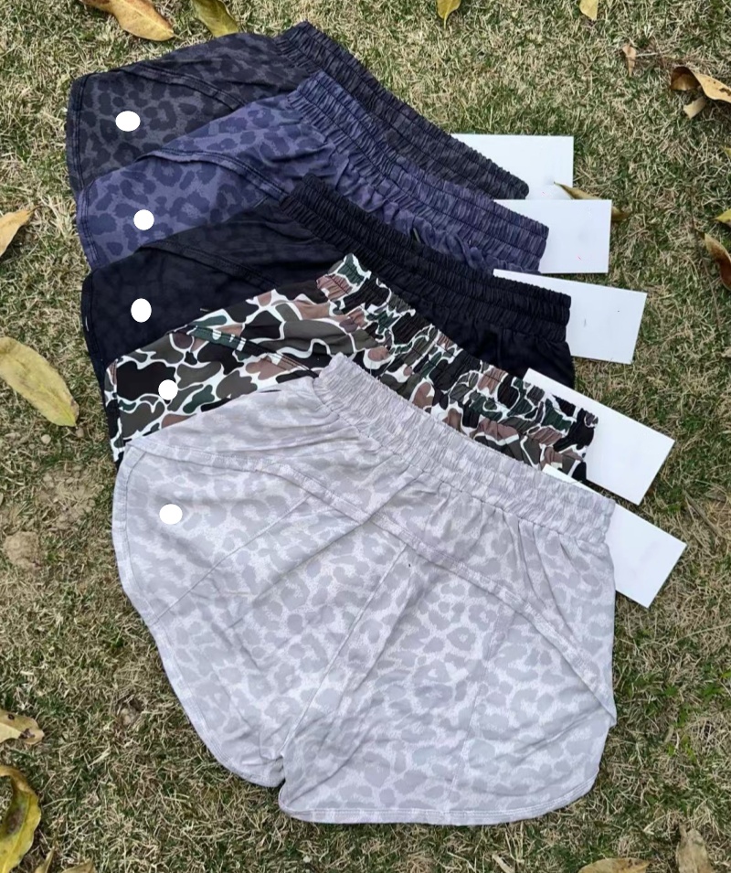 Uul4325 Audlt And Kids Yoga High Waist Shorts Exercise Short Fiess Wear Girls Running Elastic Adult Pants Sportswear Ed Drawstring