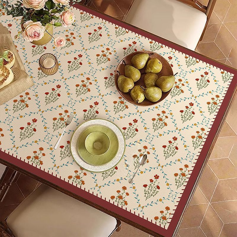 Waterproof and Coffee Table Mat Tablecloth