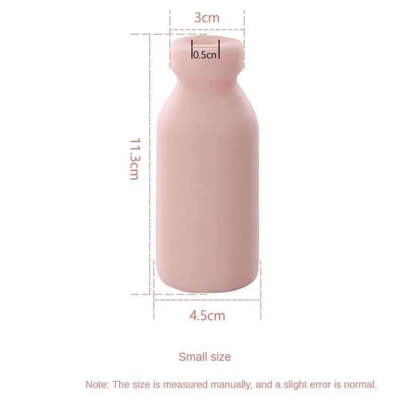 Male Masturbation Cup Milk Bottle Shape Silicone Masturbator Soft Emulational Vaginal Bulge Portable Manual Sex Toys for Man W250311