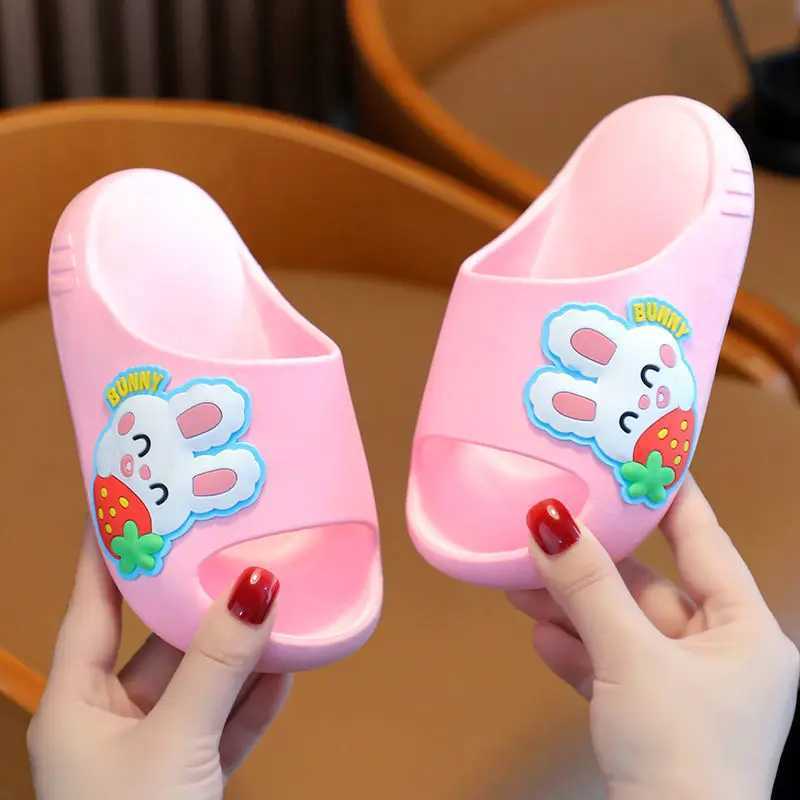 Children Slippers Summer out Indoor Bath Non-slip Slippers Soft Super Cute Cartoon Boys and Girls Sandals SlippersT250311