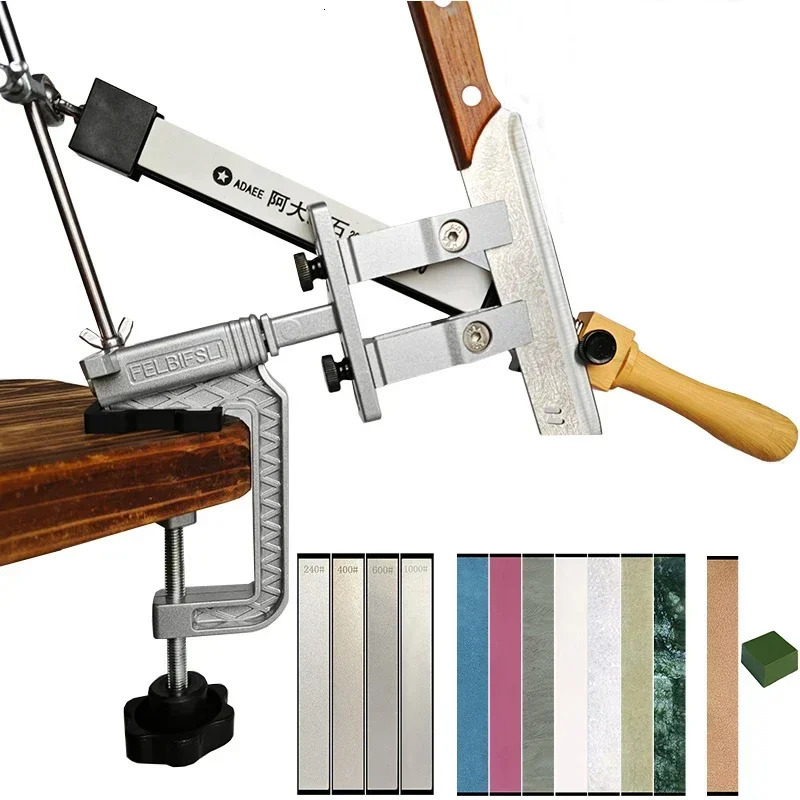 Angle Fixed Knife Sharpener Kitchen Grinding System Honing Diamond Grinder Woodwork Tool Whetstone knife sharpening tool 250311