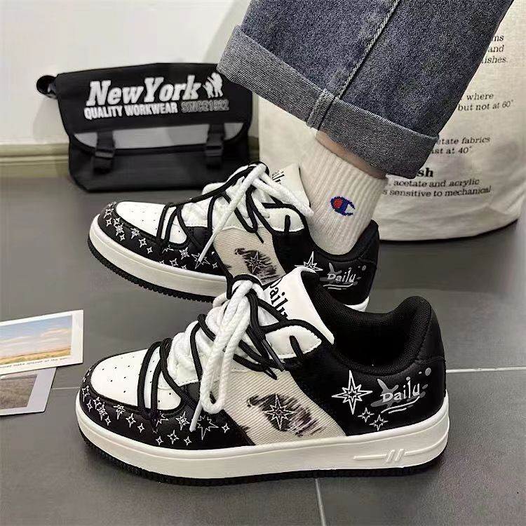 2025 Designer Spring And Summer New Shoes Internet Multi-function Men's Casual Shoes Red Graffiti Outdoor Shoes Student Couple Sports Shoes Child