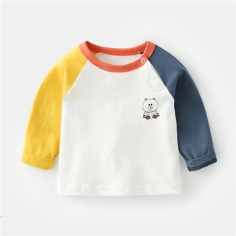 Ddmyshoesvip Spring Clothes Baby Year Old Girl Long Sleeved T Shirt Boy Pure Cotton Bottom Shirt Boys And Girls Autumn Clothing