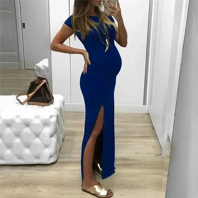 Maternity Dresses Summer Women Pregnancy Sleeveless Crew Neck Cartoon Patterns Tank Dress Bodycon Clothes for PregnantT250311