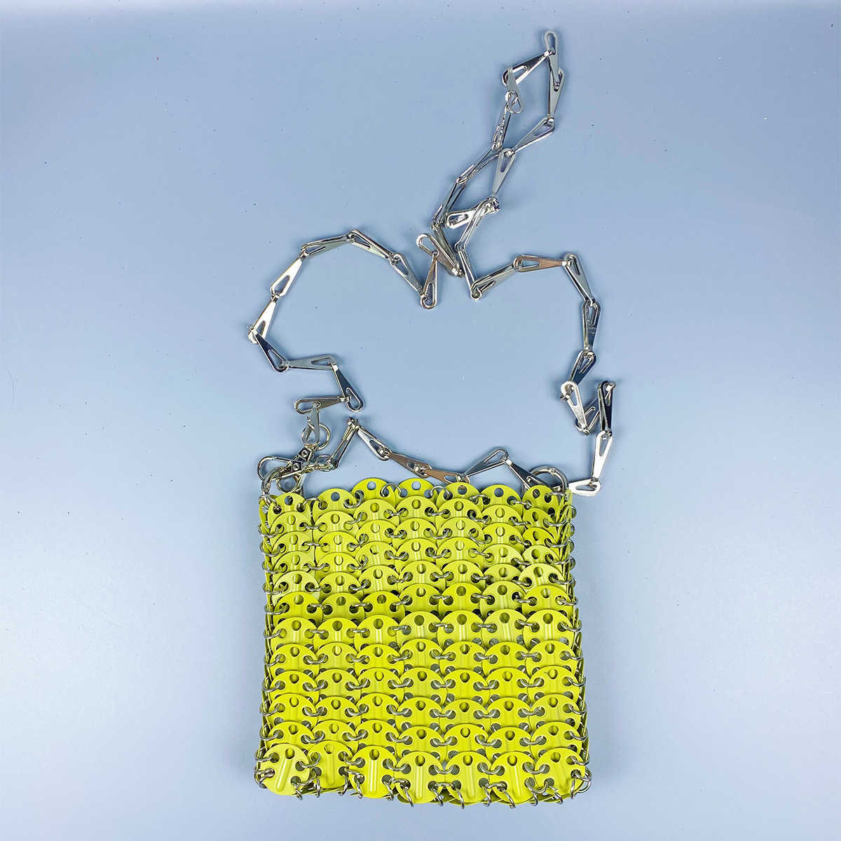 Metal Sequin Large Capacity Mobile Phone Messenger Chain Bag Diy Manual Bag Women's Fashion Trend 250315