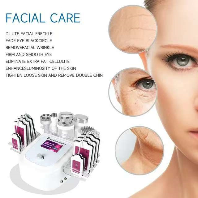 7 In 1 80K Vacuum Cavitation Ultrasonic Machine leser Lipo Massage fit Burning Cellulite Removal Body Slimming Shape Massager