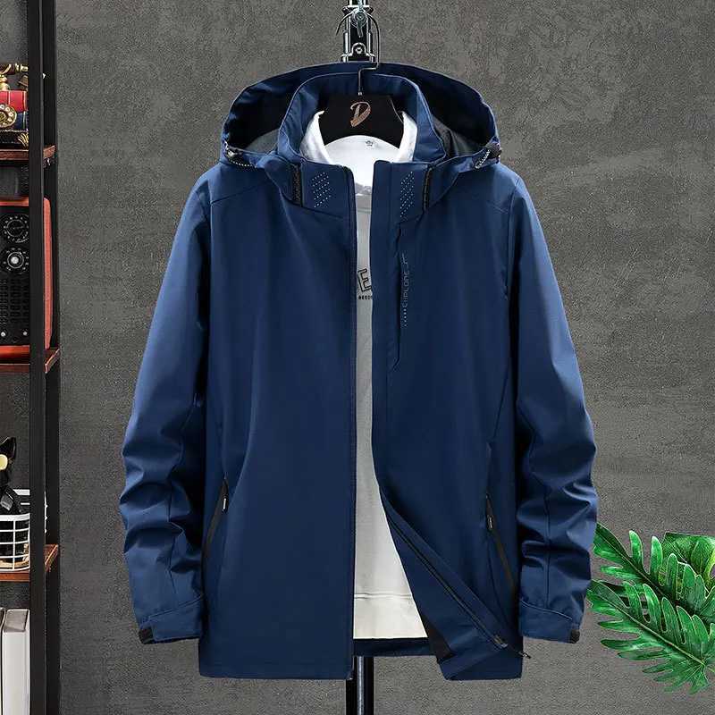 Thin-style Outdoor Windbreaker with Waterproof Jacket Single-layer Windproof Design for Three-proof Mountaineering ClothingT250311